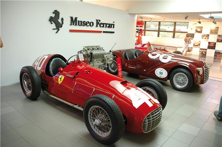 The Ferrari Museum just outside the factory.
